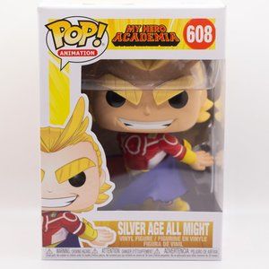 Funko Pop Vinyl MHA My Hero Academia All Might Silver Age #608 (in Box GUC)